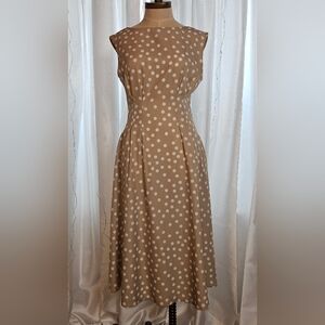 Polka Dot Taube A-line Dress